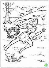Coloring Pocahontas Dinokids Close Coloringdisney sketch template