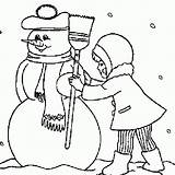 Colorat Planse Desene Zapada Iarna Coloring Hiver Snowman Omul Imagini Anotimpul Desen Pentru Saison Fise Copii Coloriages Nature Toamna Anotimp sketch template