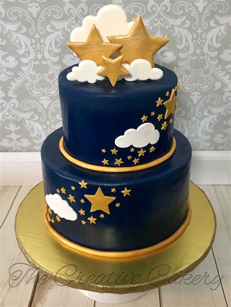 twinkle twinkle  star baby shower cake cakecentralcom