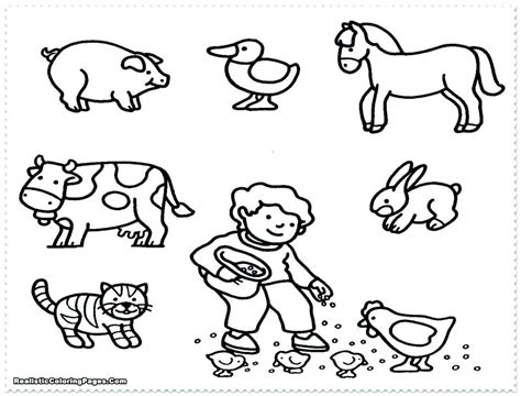 barnyard animals coloring pages  getcoloringscom  printable