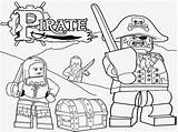 Lego Coloring Pages Pirate Pirates Sparrow Jack Getcolorings Getdrawings Choose Board sketch template