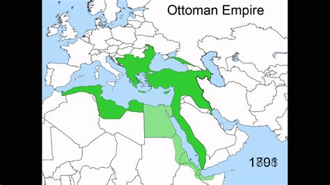 Animated Map Showing The Growth And Decline Of The Ottoman