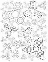 Coloring Fidget Spinner Pages Printable Colouring Choose Board Sheets Crafts Kids sketch template