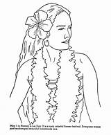 Coloring Pages Hawaii Hawaiian Lei State Obj Flower Printables Sheet Colouring Clipart Usa Printable Go Print Next Adult Coloringhome Library sketch template