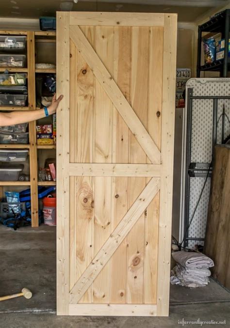 diy double barn door plans infarrantly creative