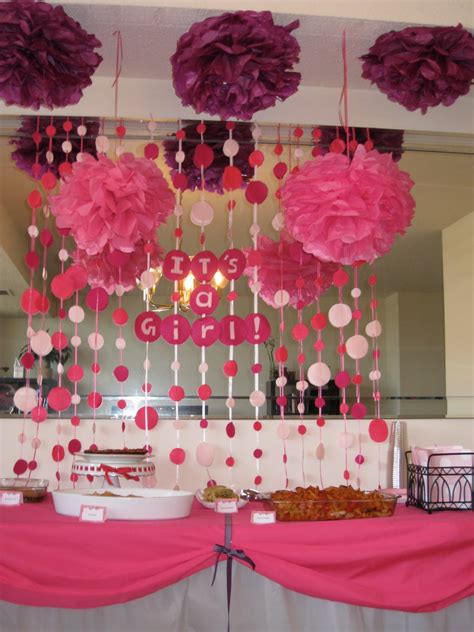 girl baby shower table ideas photograph baby girl shower