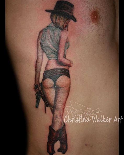 Lucky Bamboo Tattoo Tattoos Christina Walker Cowgirl Pinup