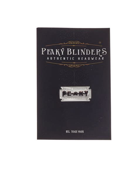 Peaky Blinders Peaky Blinders Razor Pin On Card