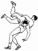 Wrestling Zapasy Colorir Greco Lotta Luta Arremesso Imprimer Greek Desenhos Lutte Kolorowanka Mamydzieci Stampare Debout Judo sketch template