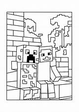 Minecraft Coloring Pages Wolf Color Horse Getcolorings Printable Sheets Print sketch template