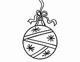 Christmas Coloring Colorear Ball Round Navidad Para Bola Dibujo Coloringcrew Una sketch template