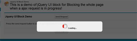 blogforce loadingwait screen  jquery ui block part blocking