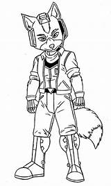 Mccloud Starfox sketch template