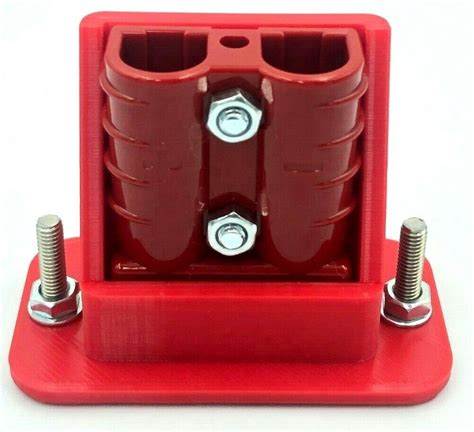 red anderson plug cover flush mount countersunk mountdust cap genuine red plug hs autoparts