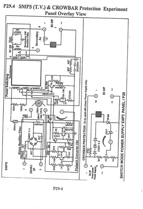 procedure study  circuit diagram  smps  shown cheggcom