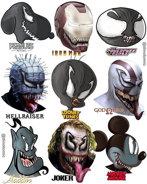 venomized characters page  dinotomic