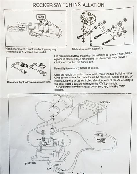 badland  winch wiring diagram  diagram  student