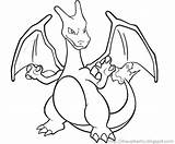 Charizard Pokémon Charmeleon Kleurplaten Kleurplaat Annabelle Downloaden Uitprinten sketch template