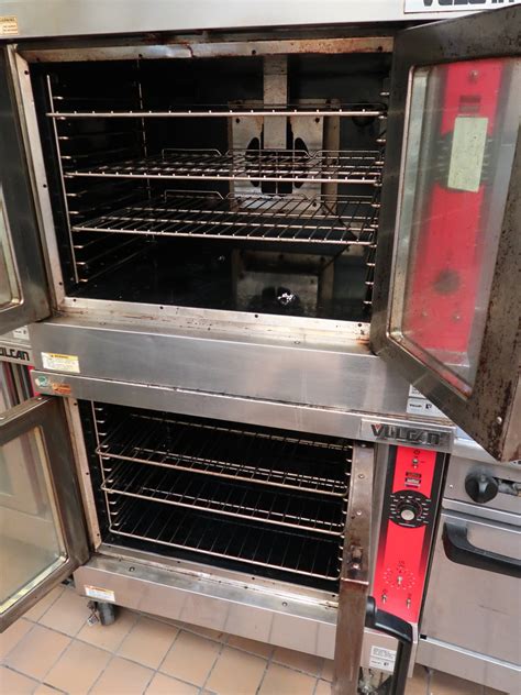 Used Vulcan Vc44gd Gas Stainless Double Stack Full Size Convection Oven