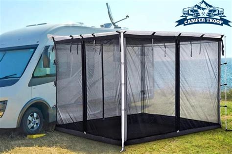 rv awning mosquito net solutions keeping bugs  bay