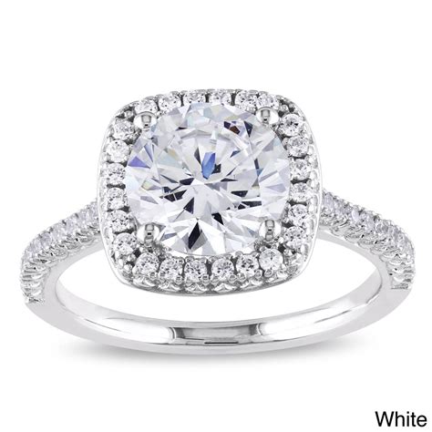 sterling silver cubic zirconia engagement rings wedding  bridal