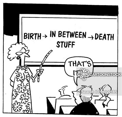 meaning to life cartoons and comics funny pictures from cartoonstock