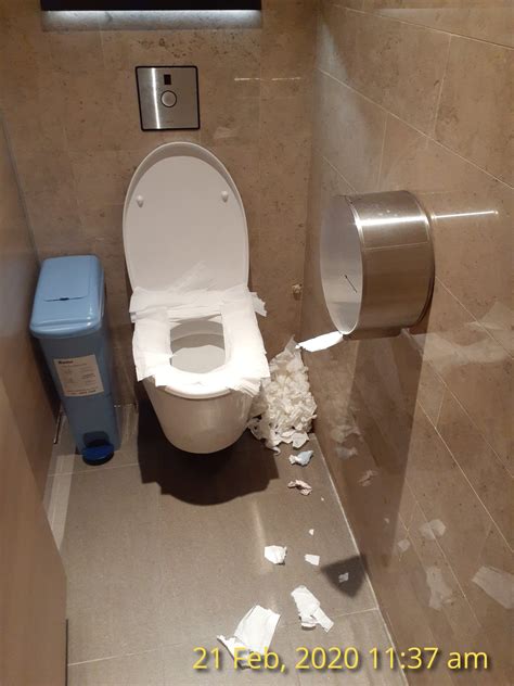 disgusting public toilet behaviour sam s alfresco coffee