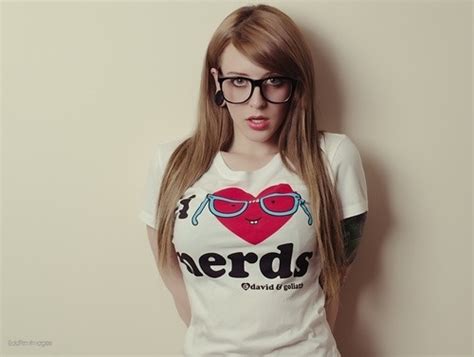 nerd girls are easy [door flies open]