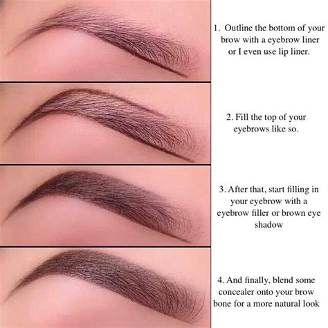 1 Outline The Bottom Of Your Brow With An Eyebrow Liner