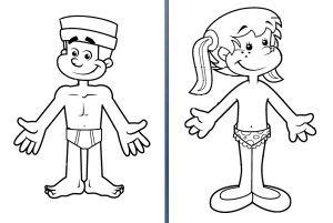 pin em human body coloring pages