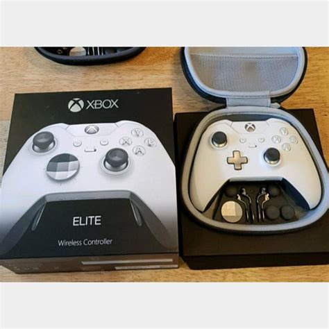 xbox elite controller white controllers accessories  gameflip