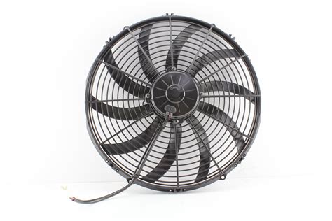 spal   electric thermatic fan universal curved blade cfm airflow