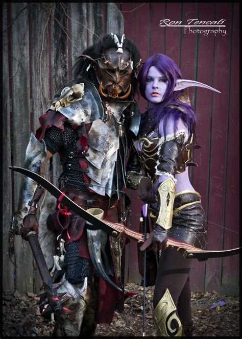 Orc And Night Elf By Red Dragon Lord On Deviantart