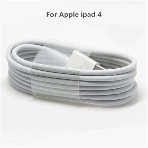 charging cable meter usb sync data charging charger cable  apple ipad  cord white black