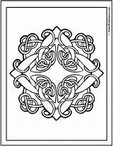 Knot Irish Knots Mandala Colorwithfuzzy Keltische Symbols Adult Gaelic Sheets Scotland Fuzzy Crosses sketch template