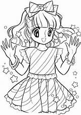 Coloring Pages Chibi Anime Colouring Photobucket Book Books Manga sketch template