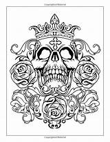 Skulls Crayola Prismacolor Sharpies sketch template