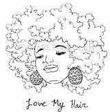 Afro Hair Drawing Awesome Getdrawings Coily Cute Pm sketch template
