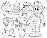 Fire Coloring Pages Safety Week Prevention Sheets Getcolorings Getdrawings Color sketch template