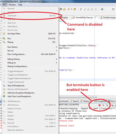 [solved] What Is The Short Cut In Eclipse To Terminate Debugging
