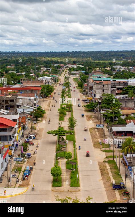 view  puerto maldonado stock photo alamy