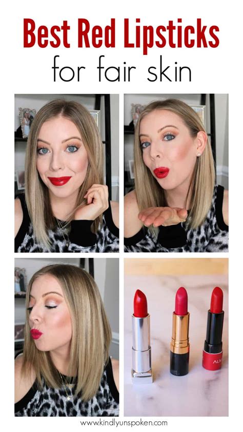 Best Red Lipsticks For Fair Skin Kindly Unspoken