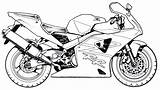 Motorrad Coloriage Imprimer Malvorlagen Drucken sketch template