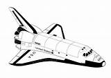 Navette Spatiale Spaceship Coloriages Colorier Shuttle Transporte sketch template