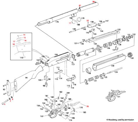 diagram mossberg  shotgun parts diagram mydiagramonline