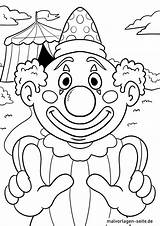 Zirkus Malvorlage Malvorlagen Clownsgesicht Mewarnai Badut Clowngesicht Seite Jongleur Gesicht Drucken sketch template
