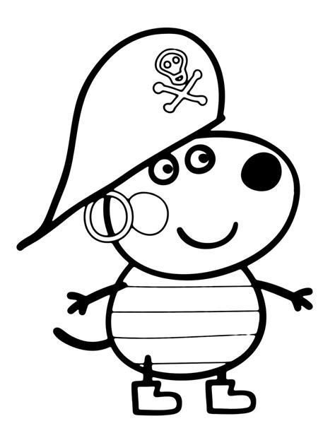 peppa pig coloring pages print    day coloring pages