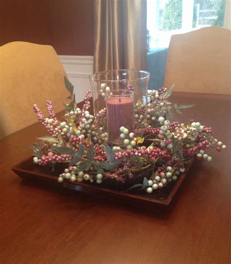 dining table flower centerpiece