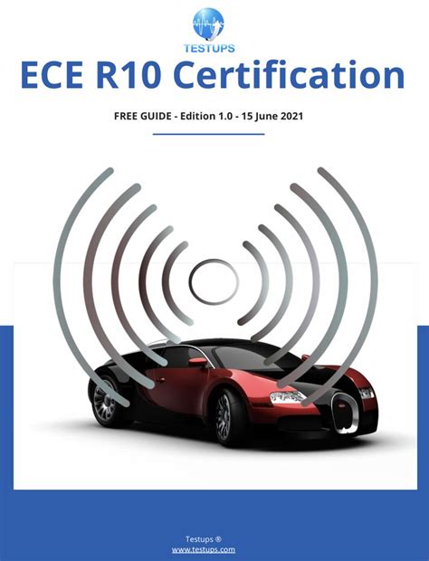 ece  certification guide automotive emc test  marking