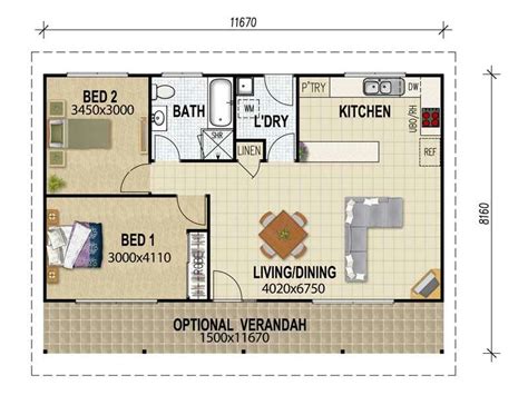 lovely  bedroom guest house floor plans  home plans design